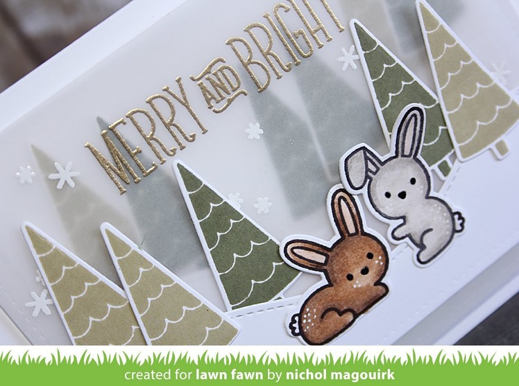 Lawn Fawn | Christmas Layered Scene Cards