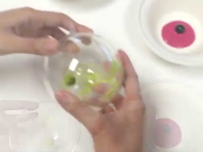 One More Minute: How to DIY Marble Christmas Ornaments