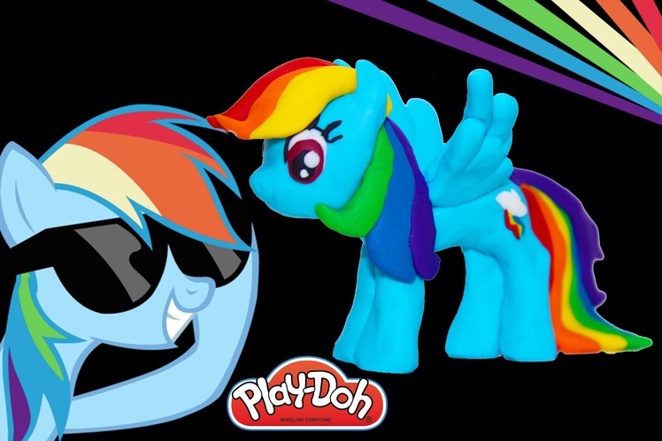 Rainbow Dash Play Doh My little Pony how to