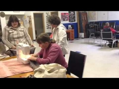 Sewing project blind people in charge