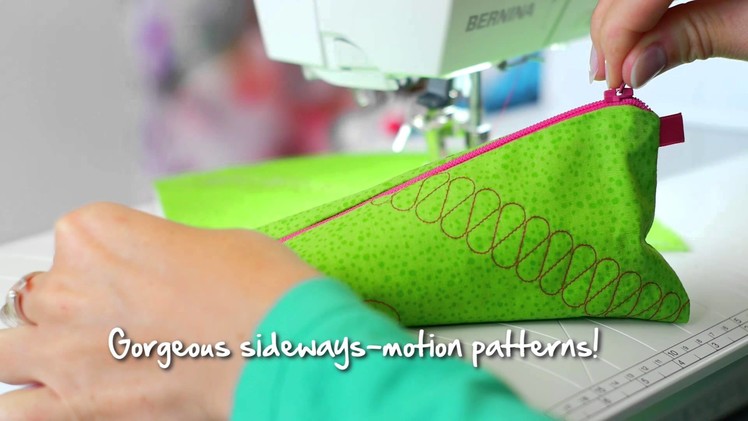 Tutorial: how to do multi-directional sewing with the BERNINA sideways motion foot no. 40