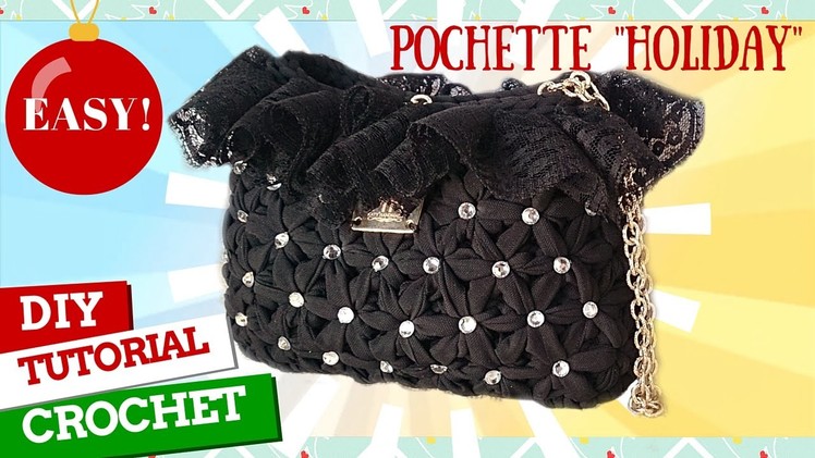 [Tutorial uncinetto #21] Pochette "Holiday" | Pattern crochet || Katy Handmade ♡