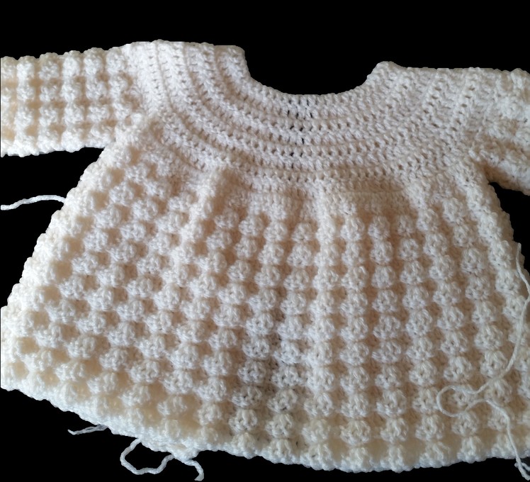 Baby Crochet Textured Coat