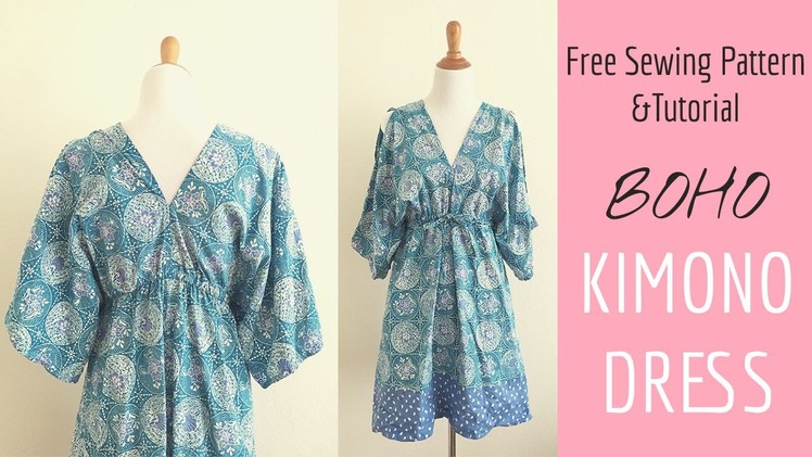 Boho Kimono Dress Sewing Tutorial
