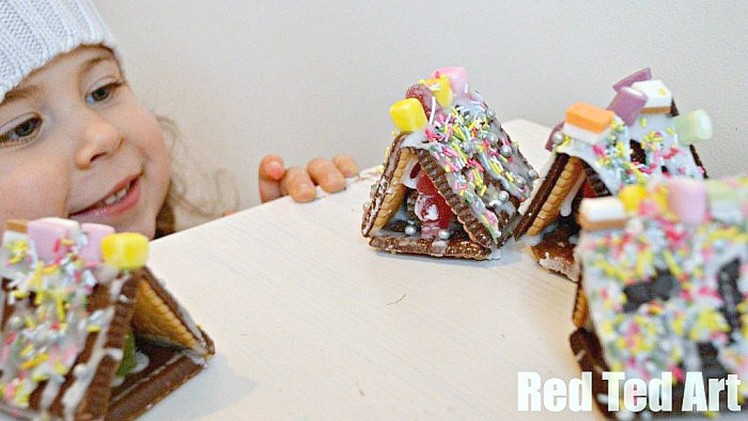 Christmas Crafts - No Bake Gingerbread House