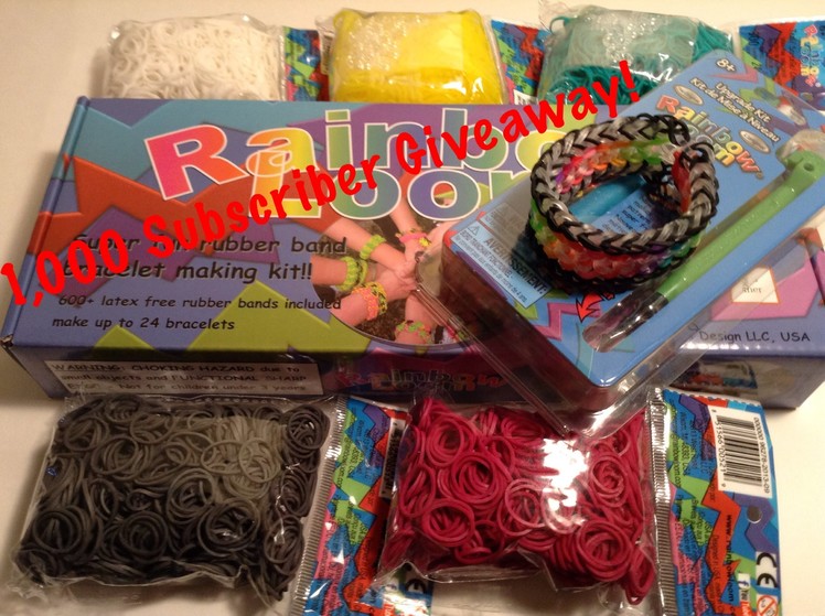 CONTEST CLOSED!!! Epic Bracelets Rainbow Loom Giveaway!