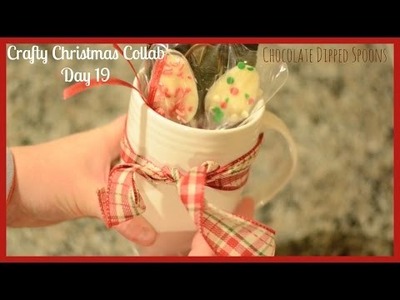 Crafty Christmas Collab Day 19 | Chocolate Dipped Spoons