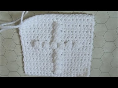 Crochet Granny Square Cross