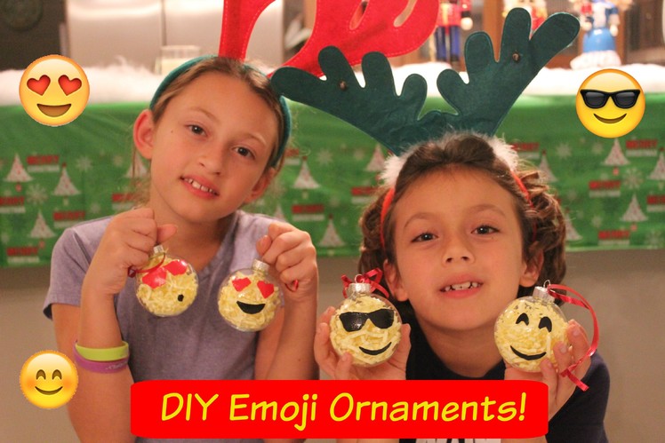 DIY Emoji Ornaments
