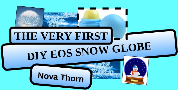 DIY EOS SNOW GLOBE