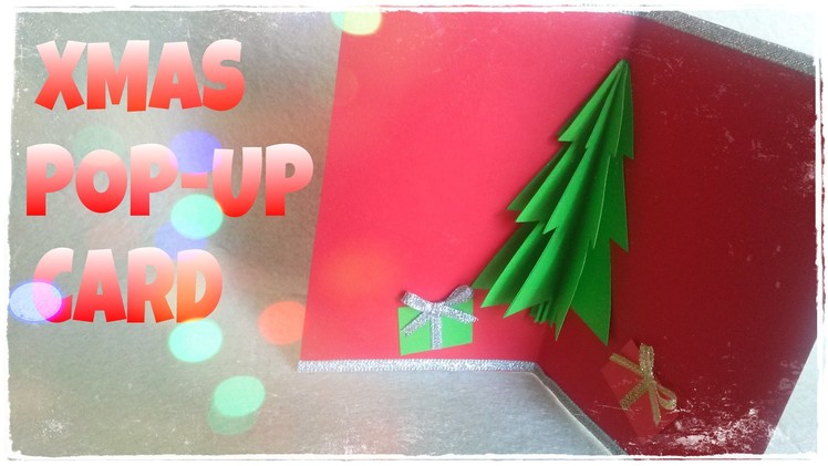 DIY - How To Make a Christmas Card - 3D Christmas Card