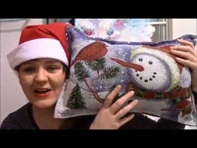 Dollar Tree DIY Christmas Throw Pillow