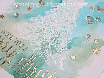 Hero Arts Launch Party Blog Hop | Merry Christmas Card