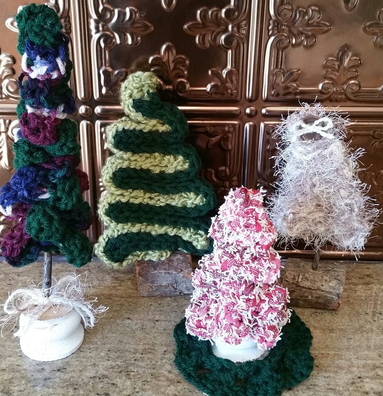 How to crochet a Christmas tree tutorial ~ ornament or decoration