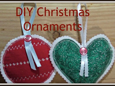 How to Sew Fabric Christmas Ornaments