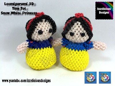 Loomigurumi Snow White Tiny Tot Princess Figure - hook only - amigurumi with Rainbow Loom Bands