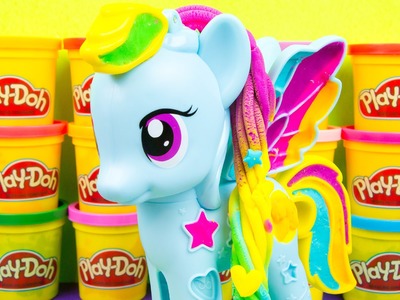 My Little Pony Play-Doh Rainbow Dash Style Salon MLP