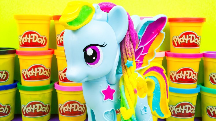 My Little Pony Play-Doh Rainbow Dash Style Salon MLP