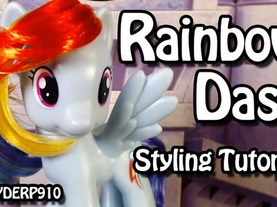 My Little Pony: Rainbow Dash Hair Styling Tutorial