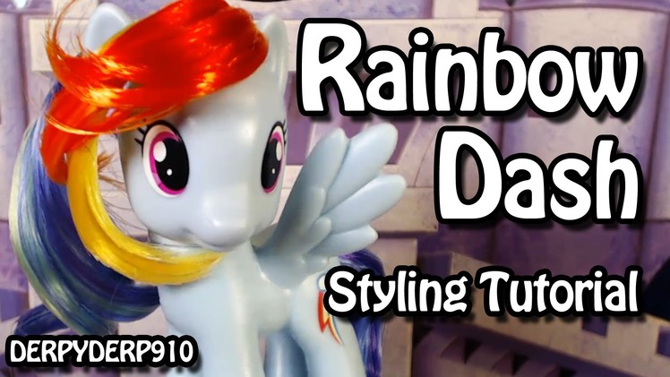 My Little Pony: Rainbow Dash Hair Styling Tutorial