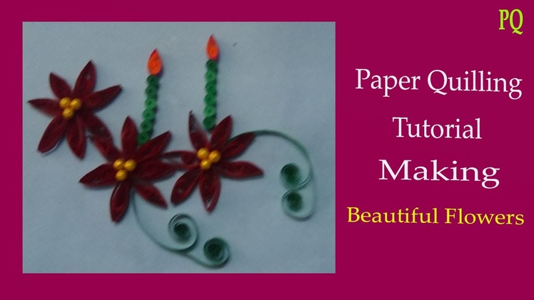 Paper quilling: how to make a christmas cards