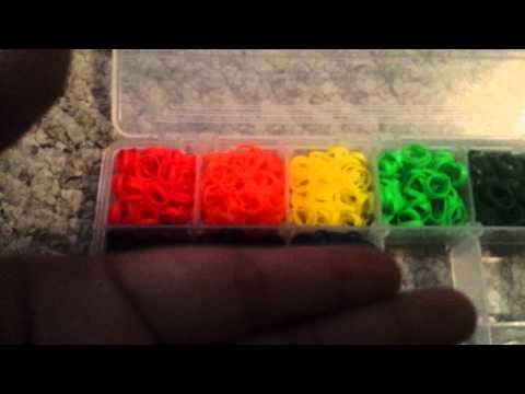 Rainbow loom alpha loom rubber bands storege