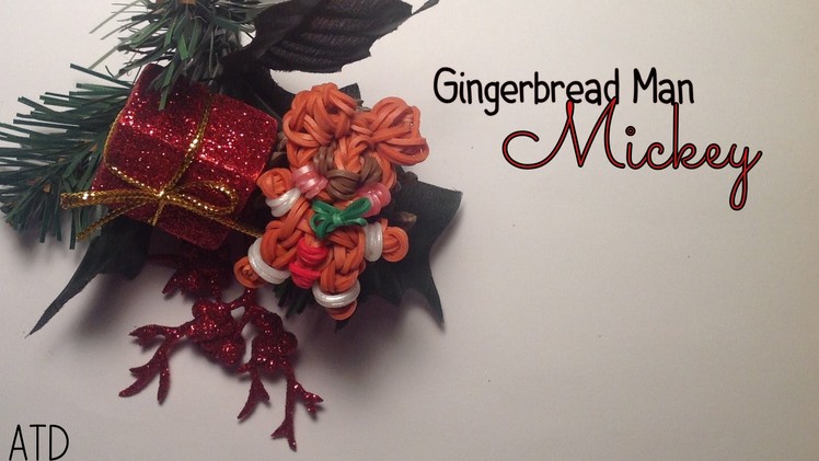 Rainbow Loom Gingerbread Mickey Charm | Tidbits Holiday