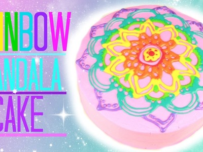 Rainbow Mandala Cake