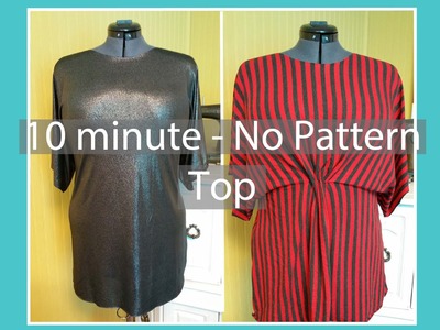 Sewing Minis (Ep6): No-Pattern, 10 Minute Summer Top