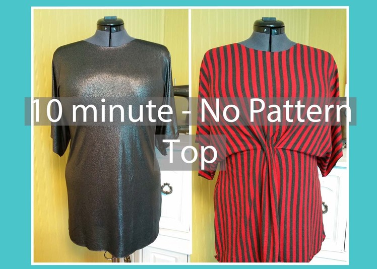 Sewing Minis (Ep6): No-Pattern, 10 Minute Summer Top