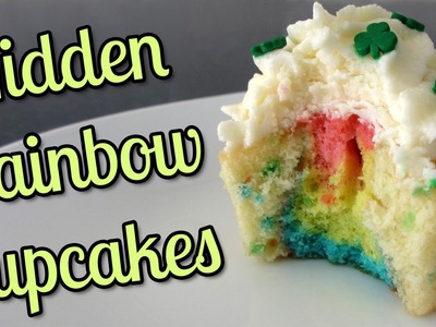 St. Patrick's Day Treat: Hidden Rainbow Cupcakes