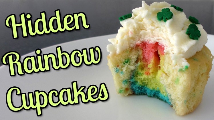 St. Patrick's Day Treat: Hidden Rainbow Cupcakes