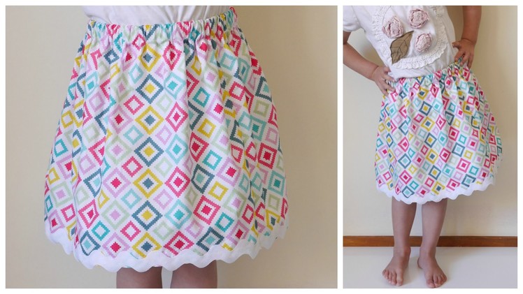 {Step-by-Step Sewing} Easiest Skirt EVER for ANY Size