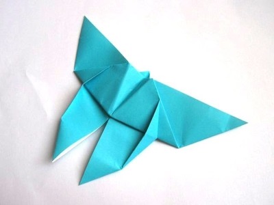 A simple origami butterfly