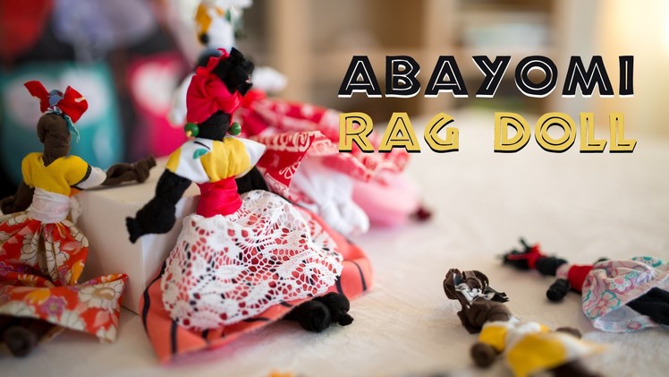 Abayomi Doll Activity - (African Craft Gift Idea)