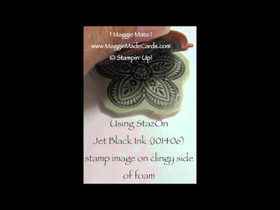 Convert Wood Stamps to Clear Cling Stamps
