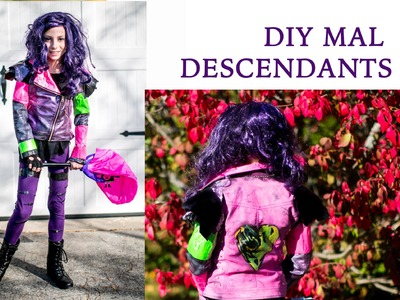 Disney Descendants Mal's Costume full DIY tutorial