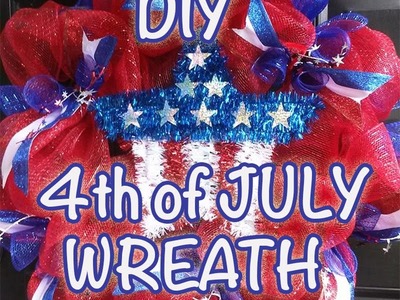 DIY 4th of July Patriotic Wreath - GiftBasketAppeal