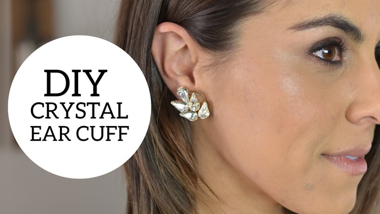 DIY Crystal Ear Cuff