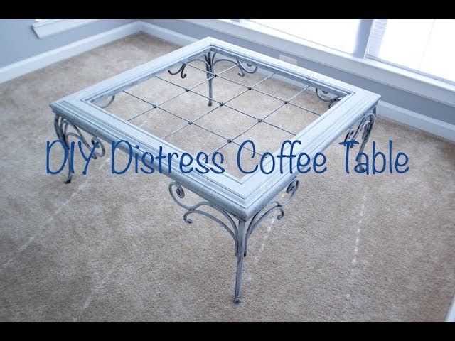 DIY Distress Coffee Table