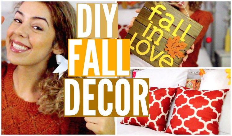 DIY Fall Room Decor! Cheap + Easy!