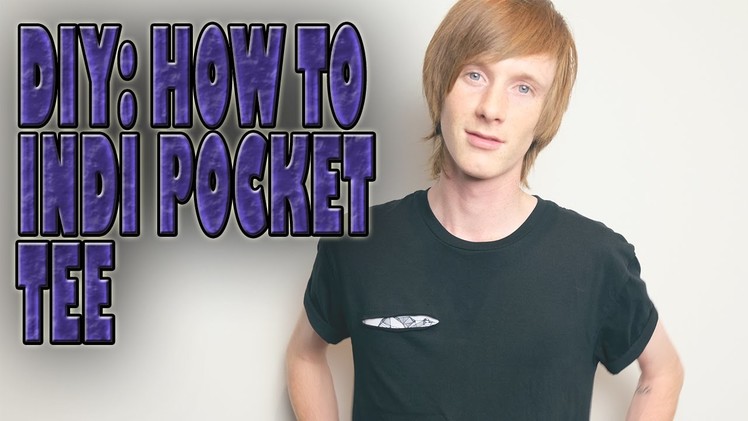 DIY: HOW TO MAKE A POCKET TEE - NO SEWING