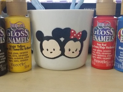DIY: Mug Painting 4; Tsum Tsum Mickey & Minnie