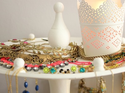 DIY | Necklace.Jewelry Stand.Display