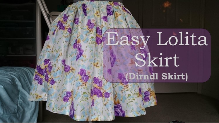 DIY: Simple & Quick Lolita Skirt