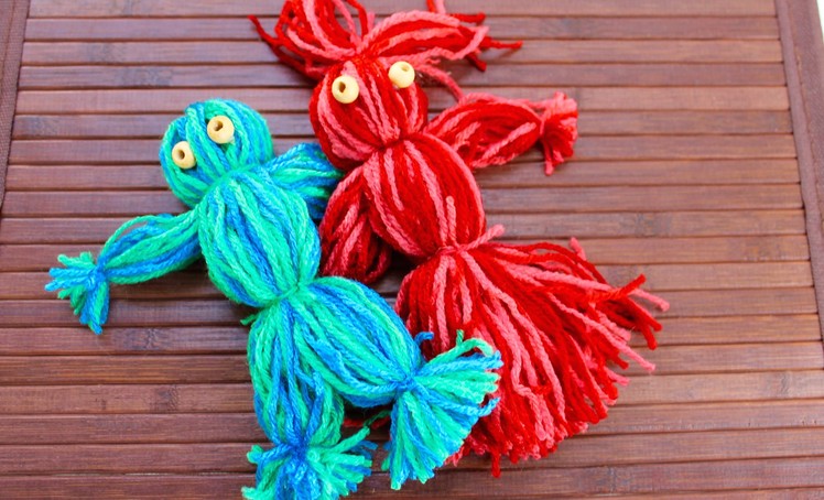 Easy craft: How to make a yarn doll