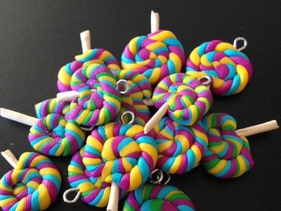 Fimo-Rainbow Lollipop Tutorial