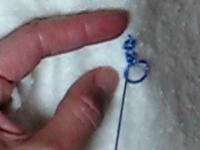 How to do the double knotted.palestrina stitch