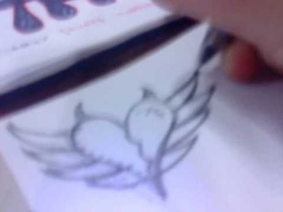 How to Draw a Emo Heart (: