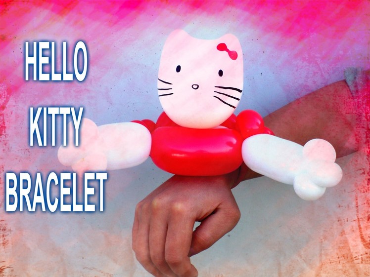 HOW TO HELLO KITTY BALLOON BRACELET - Balloon Animal